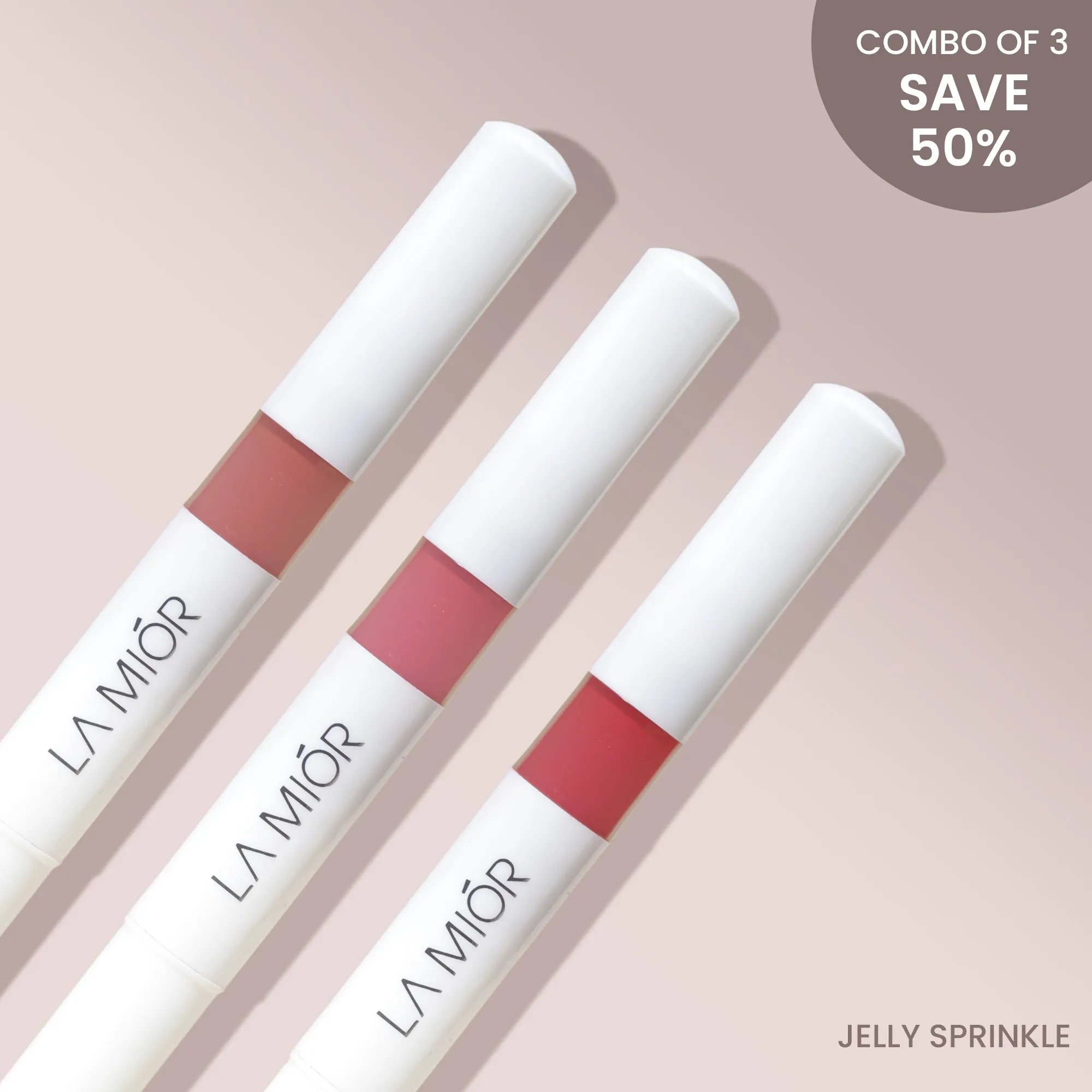 Peptide Glaze Lip Balm - Combo of 3