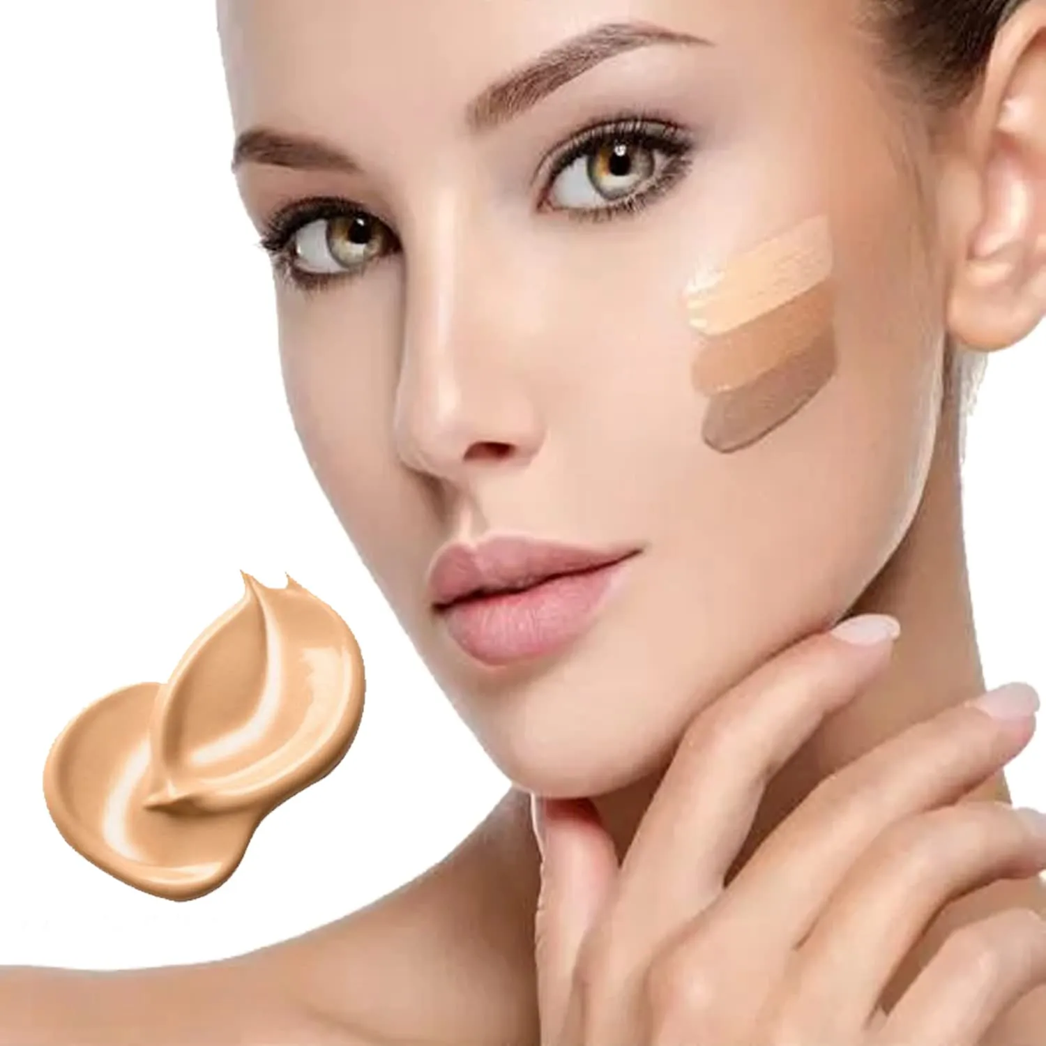 PHOERA Full Coverage Flawless Concealer Matte Oil Control Long Lasting Moisturizing Base Liquid Cover Cream Colour Changing Foundation for Women & Girls