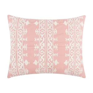 Pickford Blush Embroidered Blush Pillow