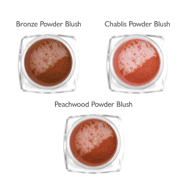 Powder Blush Sample Kit: Peachy Brown Tones