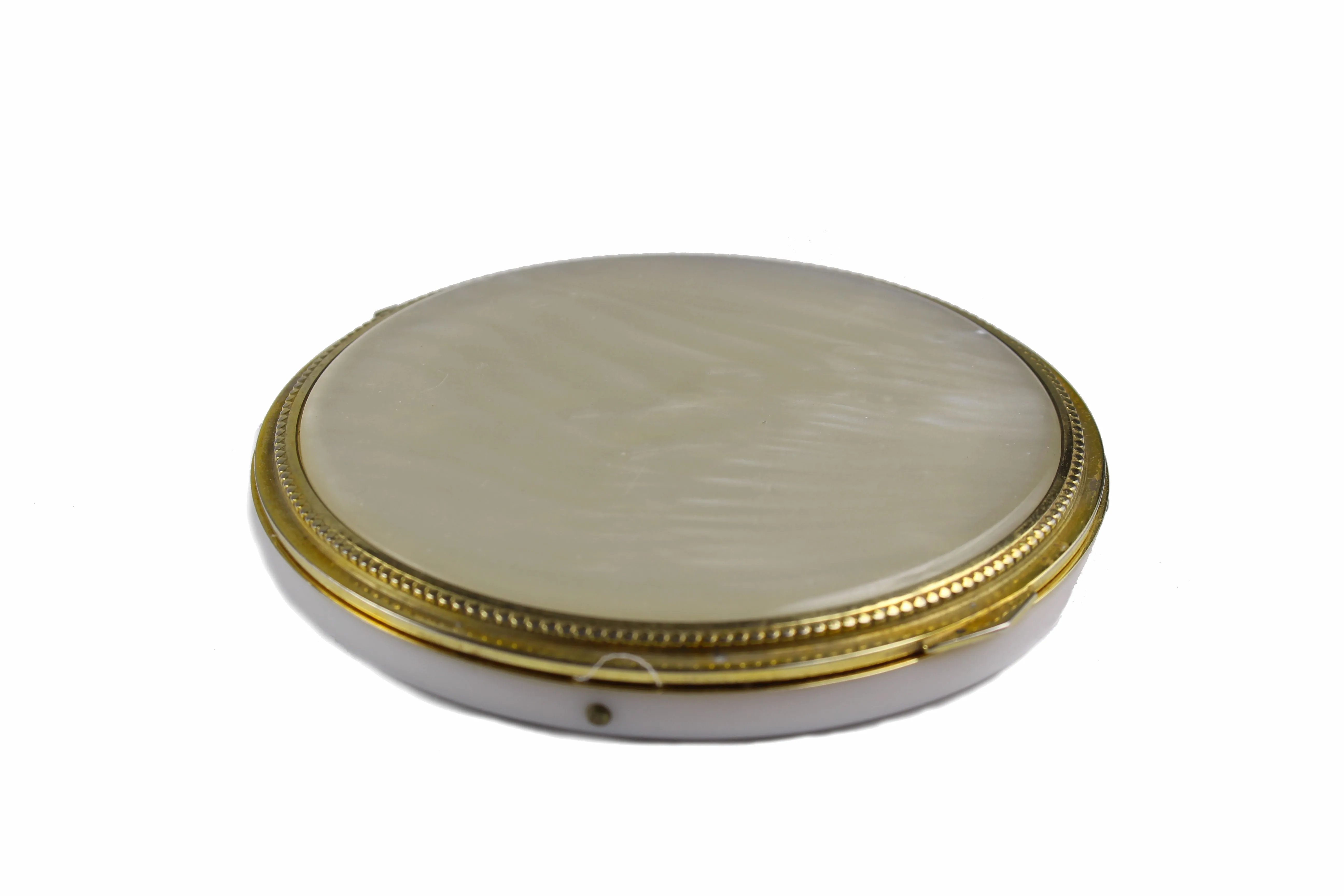 Powder compact case mother of pearl