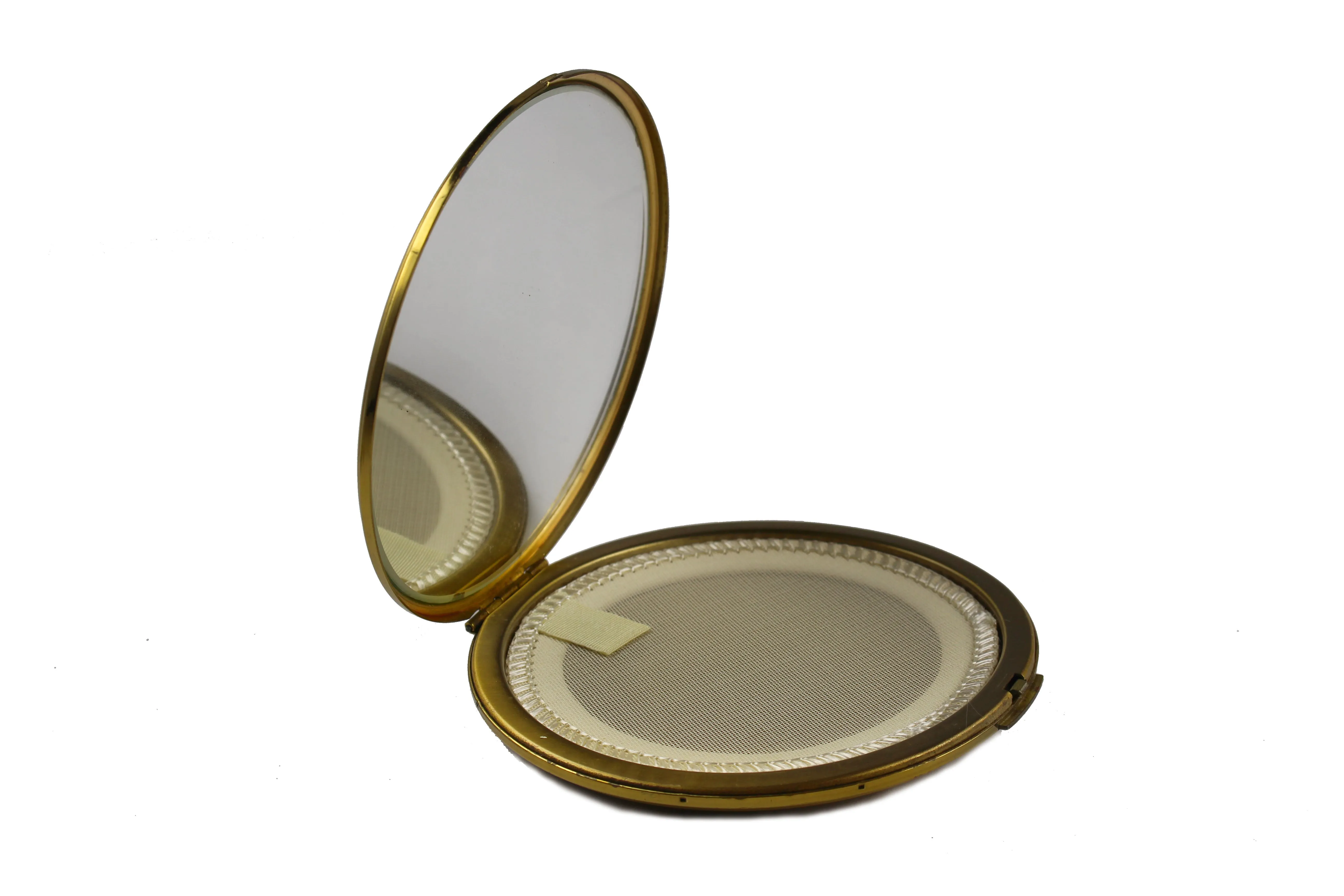 Powder compact case mother of pearl