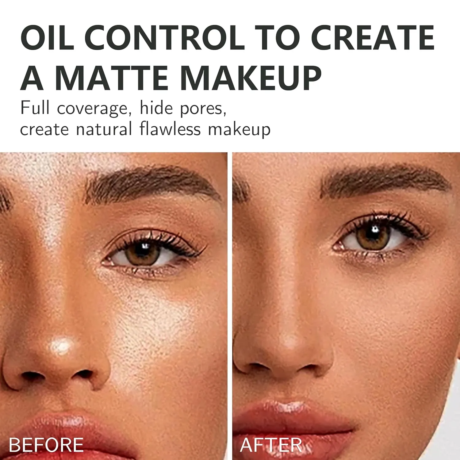 POWDER FOUNDATION soft-focus formula, fine pores, and long-las ting, makeup setting (C, ONE SIZE)
