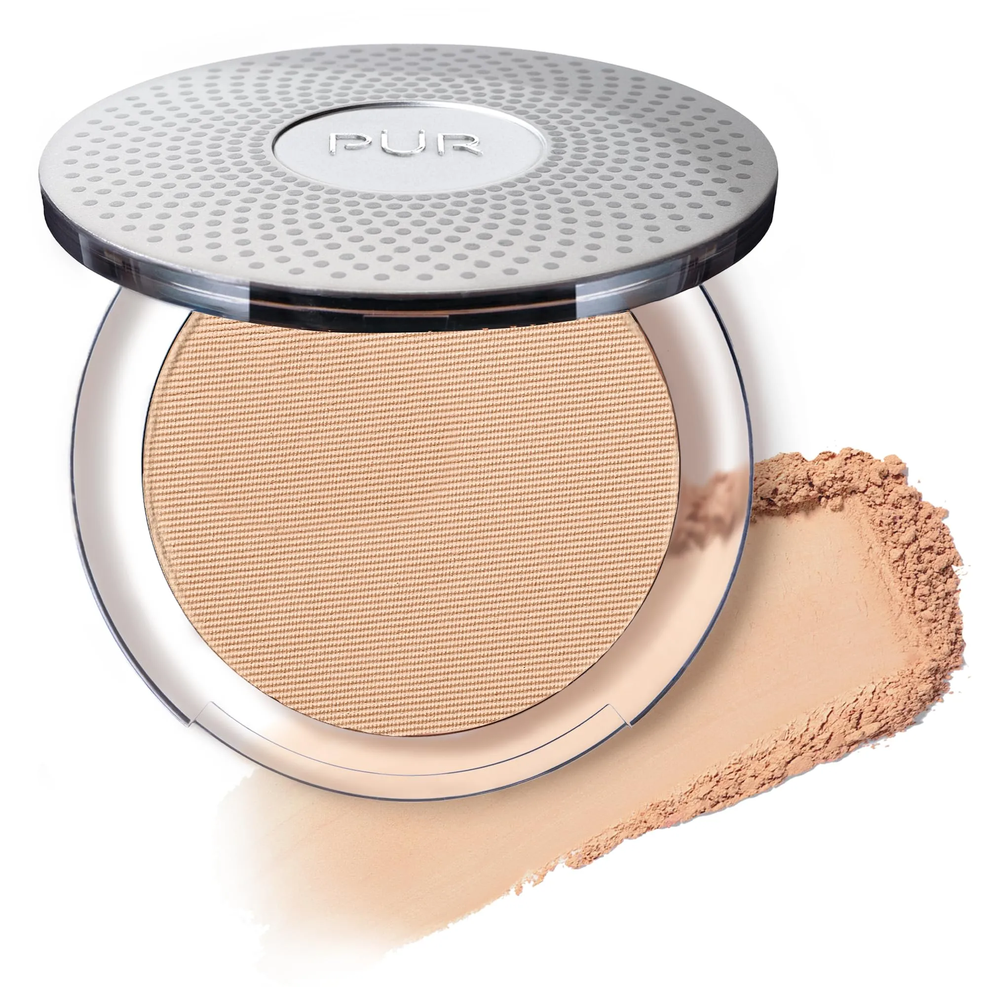 PÜR 4-in-1 Pressed Mineral Makeup with Skincare Ingredients in Linen/MN3, 0.28 oz