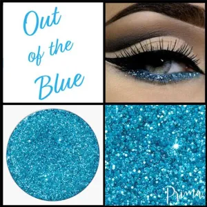 Prima Makeup Pressed Glitter Multi-Tonal Blue Eyeshadow  - Out of the Blue