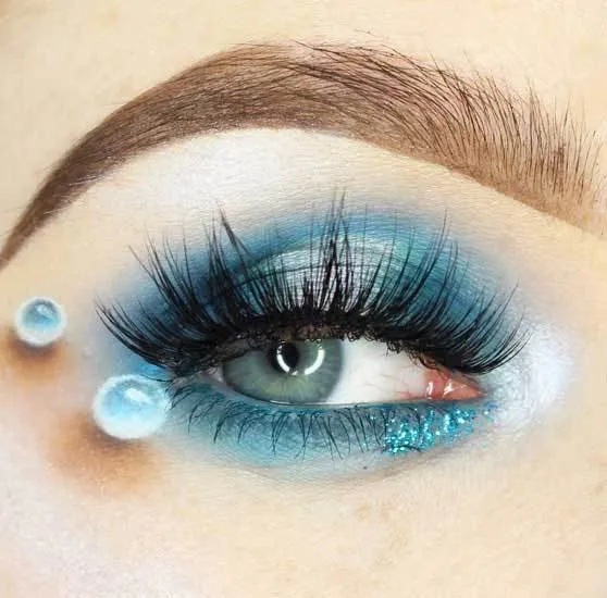 Prima Makeup Pressed Glitter Multi-Tonal Blue Eyeshadow  - Out of the Blue