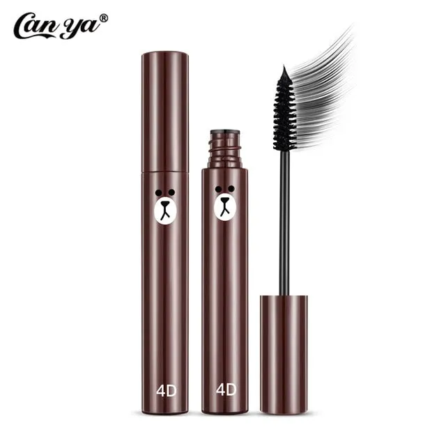 Pudaier Mascara Waterproof Liquid Makeup Curling Rimel de Alargamiento Noir 4d Silk Maquillage Profesional Yeux Mascara Lovely