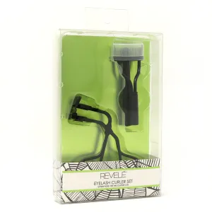 REVELE 2-Piece Eyelash Curler Set, Black