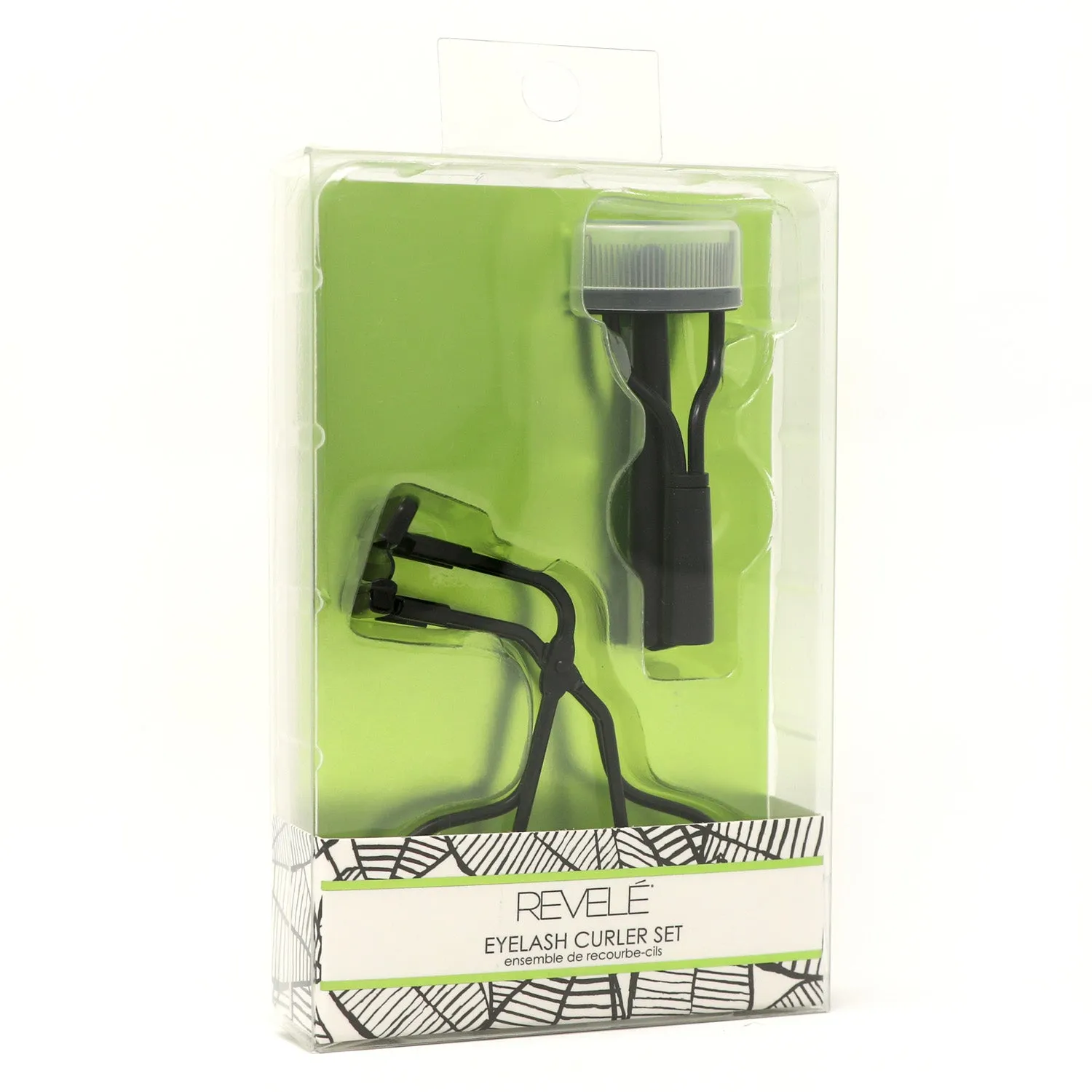 REVELE 2-Piece Eyelash Curler Set, Black