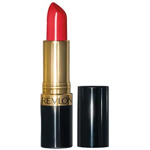 Revlon Super Lustrous Lipstick, High Impact Lipcolor with Moisturizing Creamy Formula, Infused with Vitamin E and Avocado Oil in Red / Coral, Ravish Me Red (654)