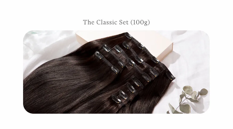 Rich Auburn, 16" Classic Clip-In Hair Extensions, M30/130 | 100g