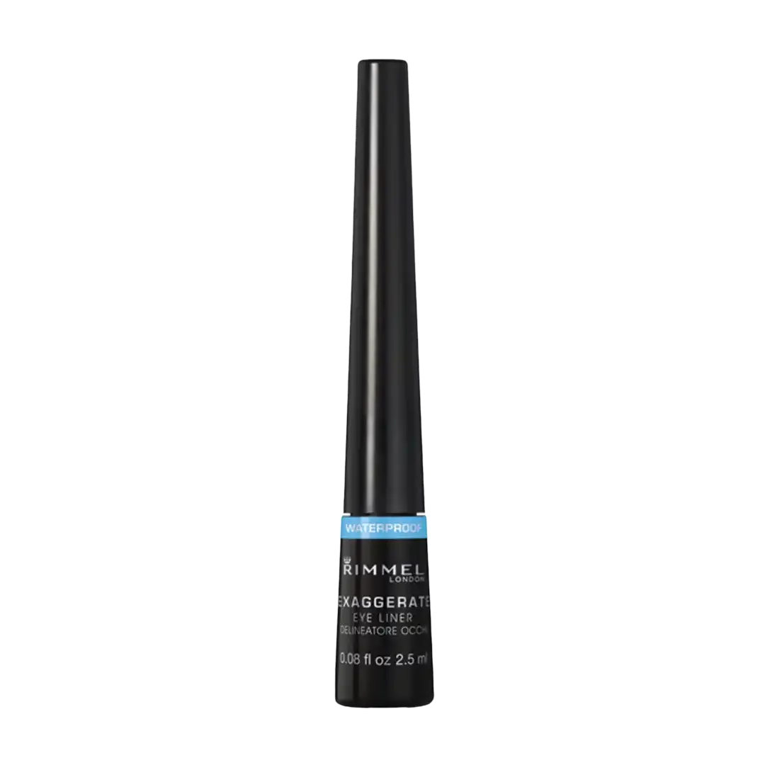 Rimmel Exaggerate Waterproof Liquid Eyeliner, Black