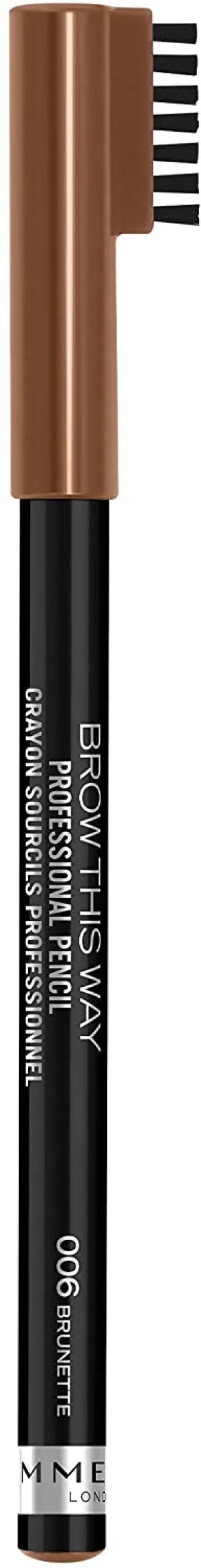 Rimmel London, Brow This Way Eyebrow Pencil, Brunette