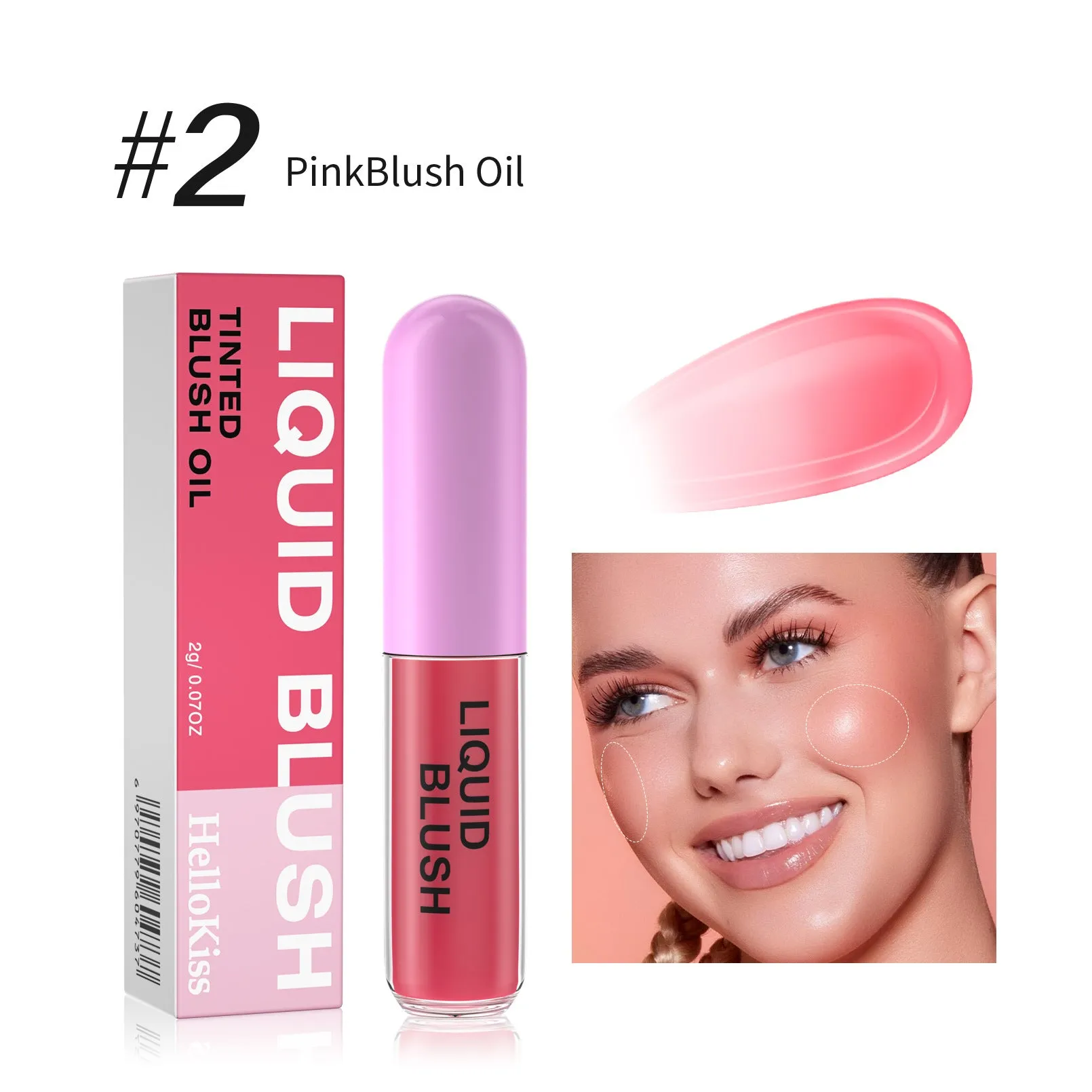 Rosy Non-fading Rouge Liquid Blush