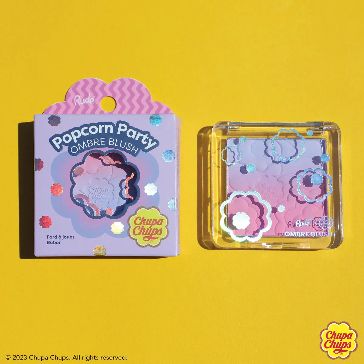 RUDE Chupa Chups Popcorn Party Ombre Blush