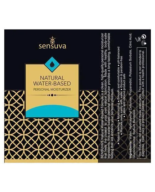 Sensuva Natural Water Based Personal Moisturizer