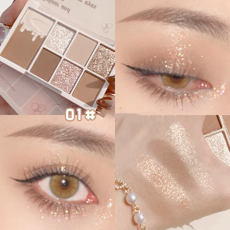 Seven-color Eyeshadow Palette Matte Pearlescent Color