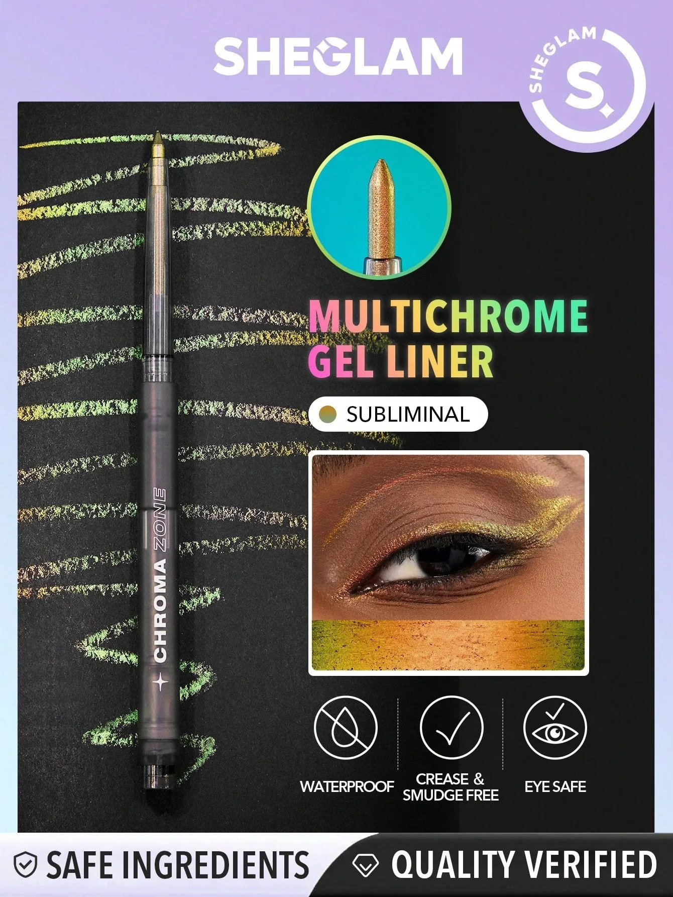 SHEGLAM Chroma Zone Multichrome Gel Liner