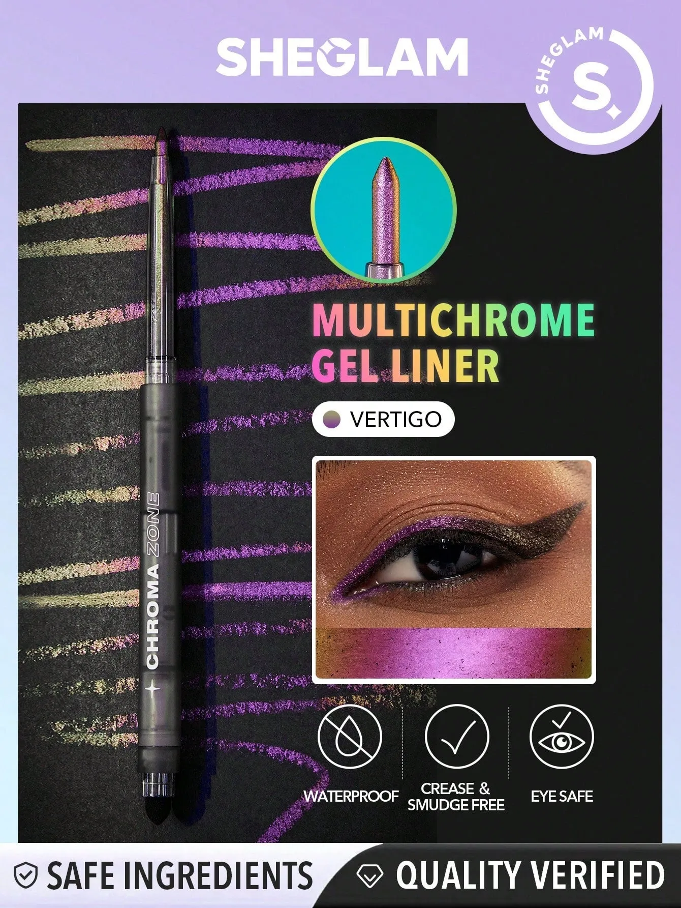 SHEGLAM Chroma Zone Multichrome Gel Liner