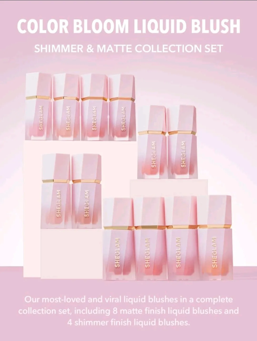 SHEGLAM Color Bloom Shimmer & Matte Collection Set.