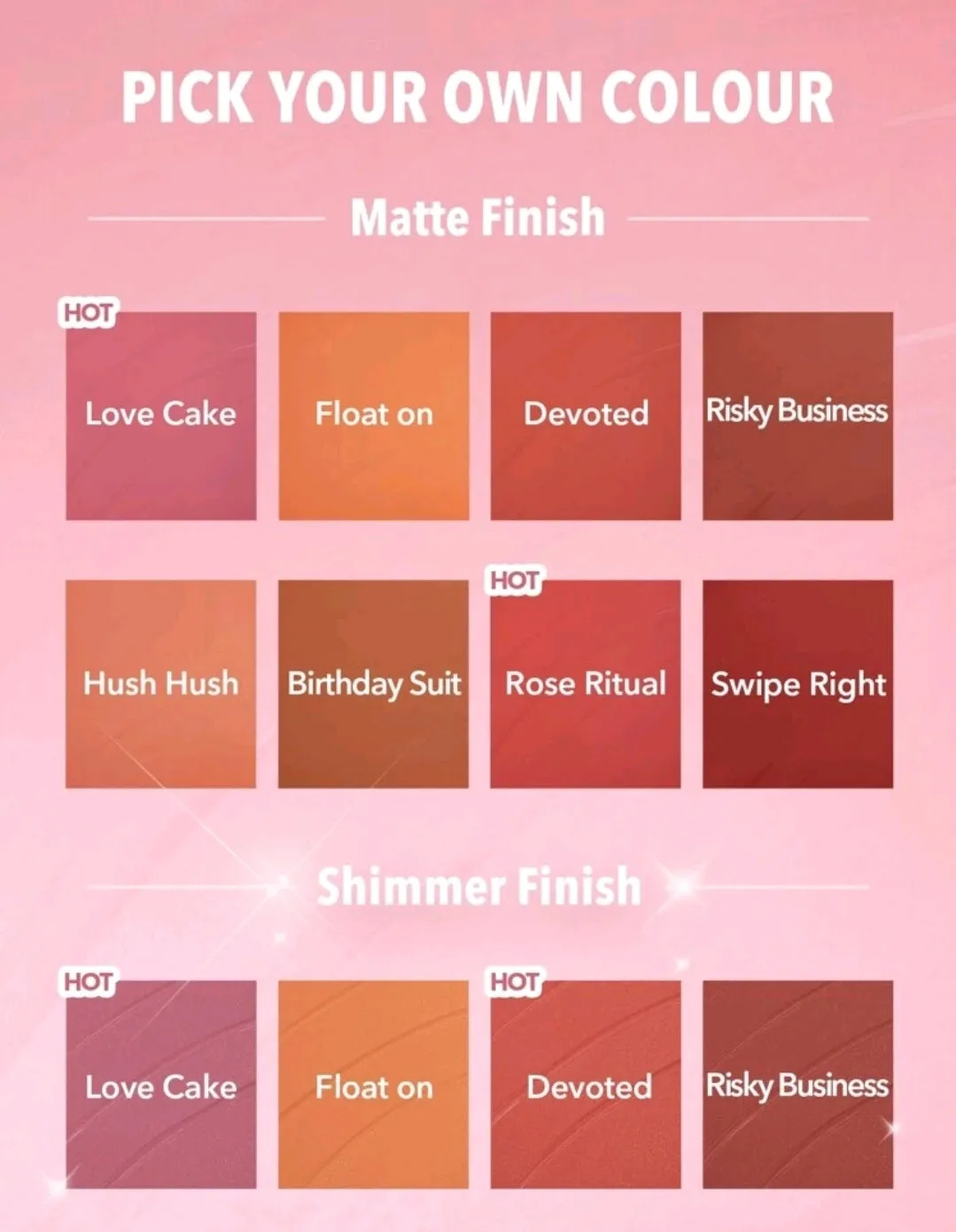 SHEGLAM Color Bloom Shimmer & Matte Collection Set.