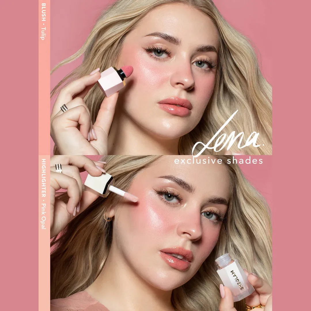 SHEGLAM X LENA Liquid Blush & Highlighter Kit