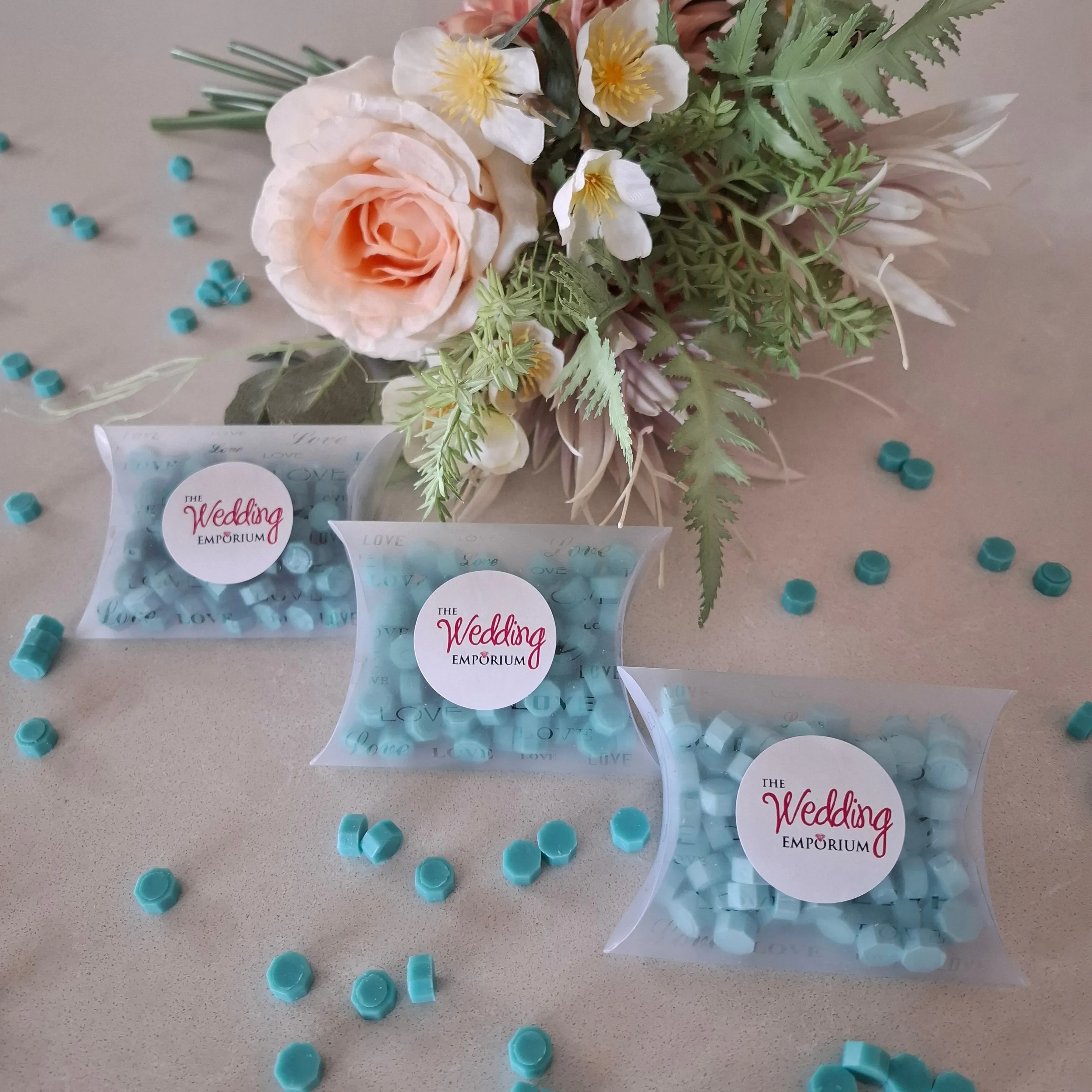 Silver - Sealing Wax Beads