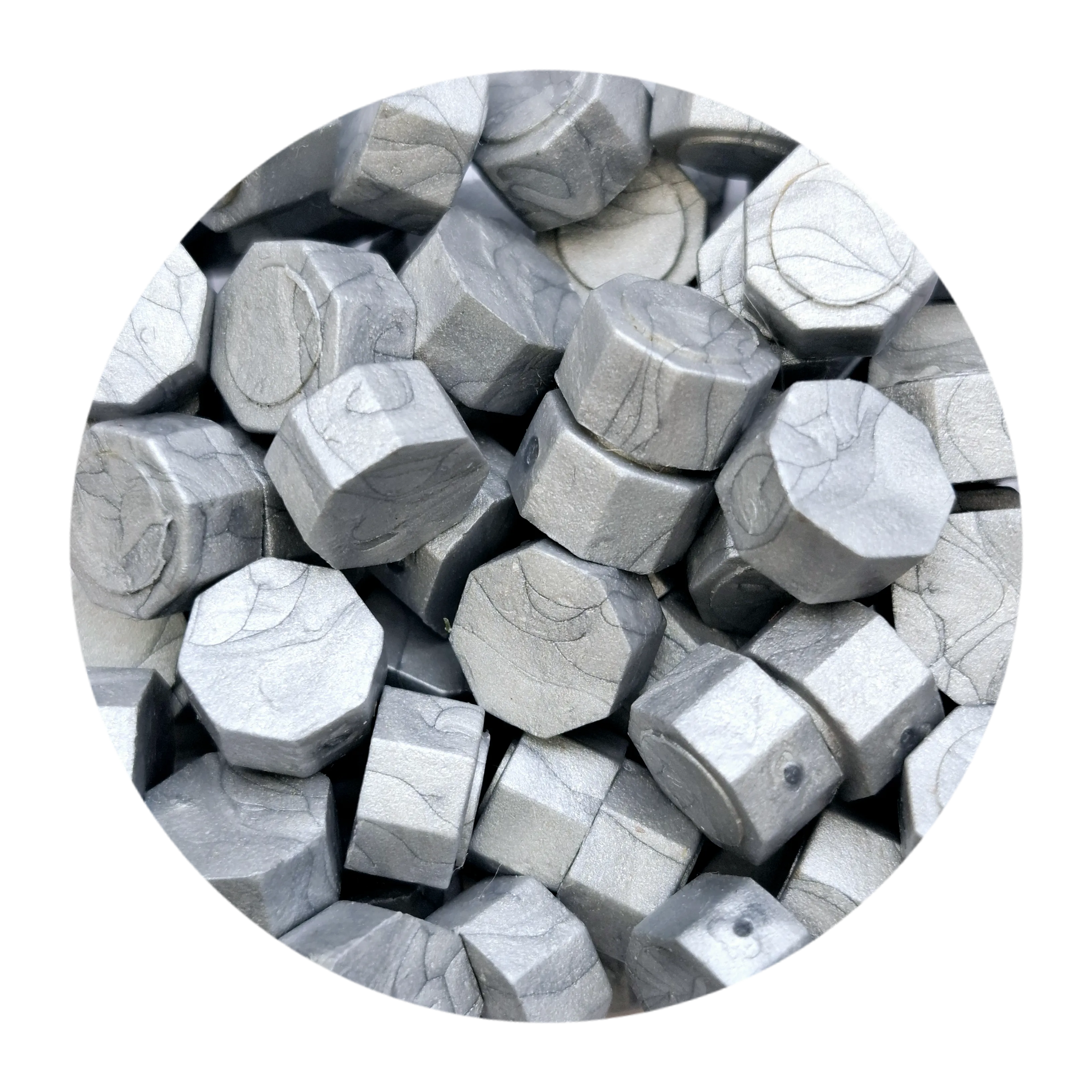 Silver - Sealing Wax Beads