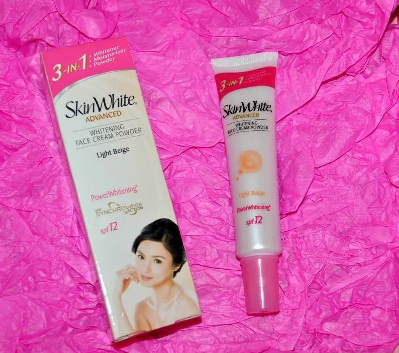 SkinWhite Advanced Whitening Face Cream Powder - Light Beige
