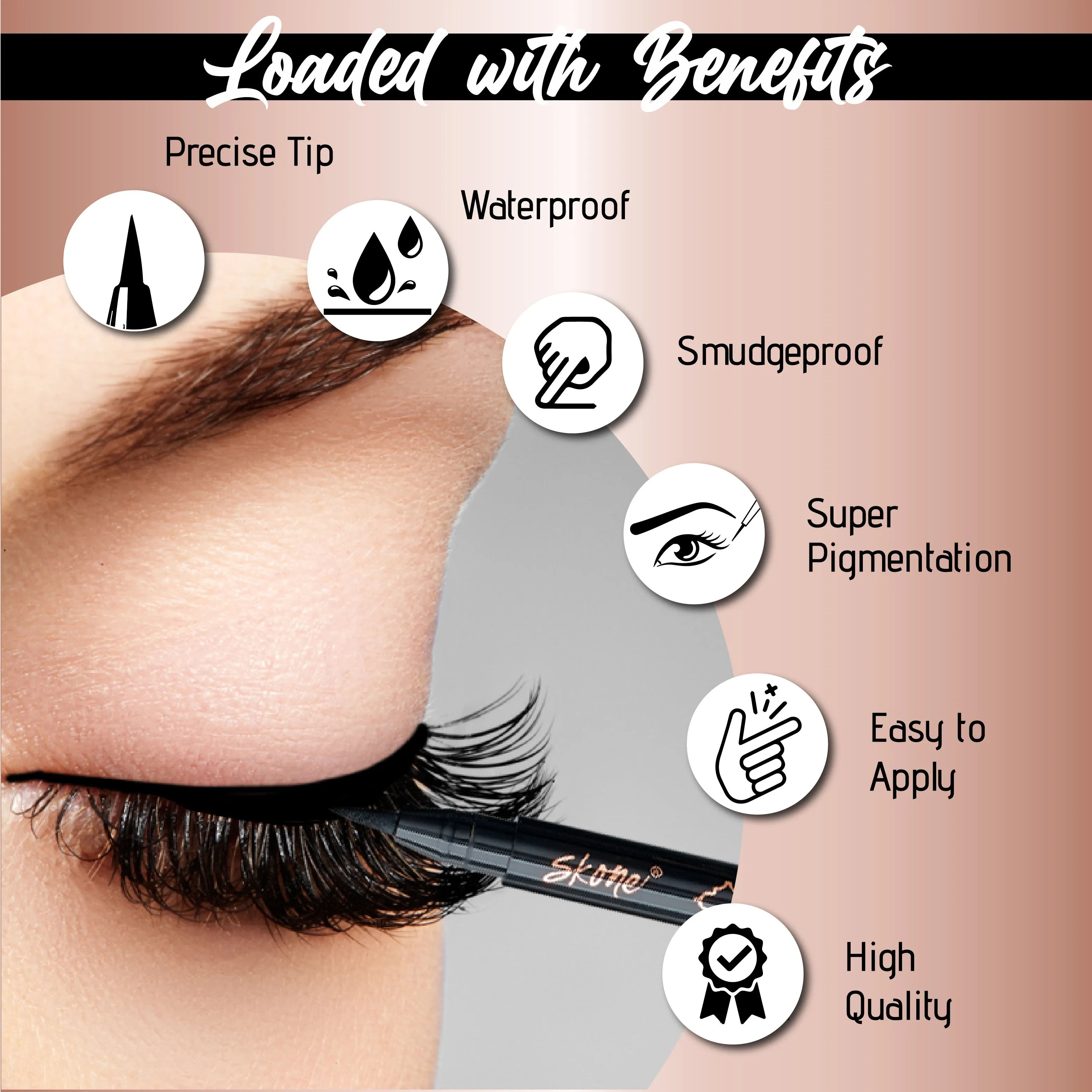Skone Cosmetics Insanely Intense Tattooed™ Eyeliner