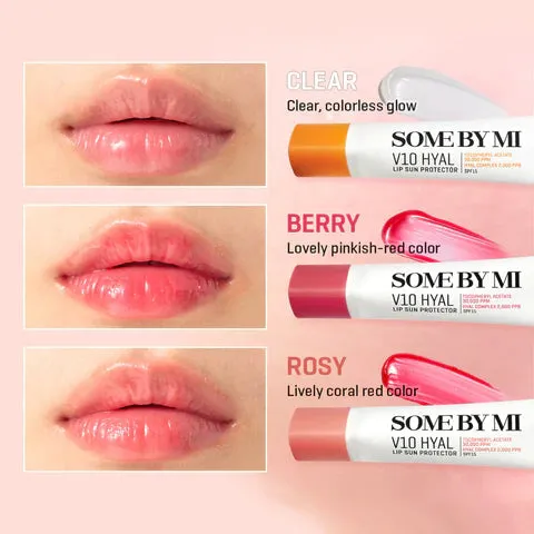 SOME BY MI V10 hyal lip sun protector spf15 كريم الشفاه مع حماية من اشعة الشمس من سمباي مي