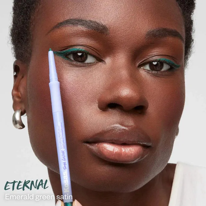Soulgazer Intensifying Waterproof Gel Eyeliner /Color: Eternal - emerald green satin