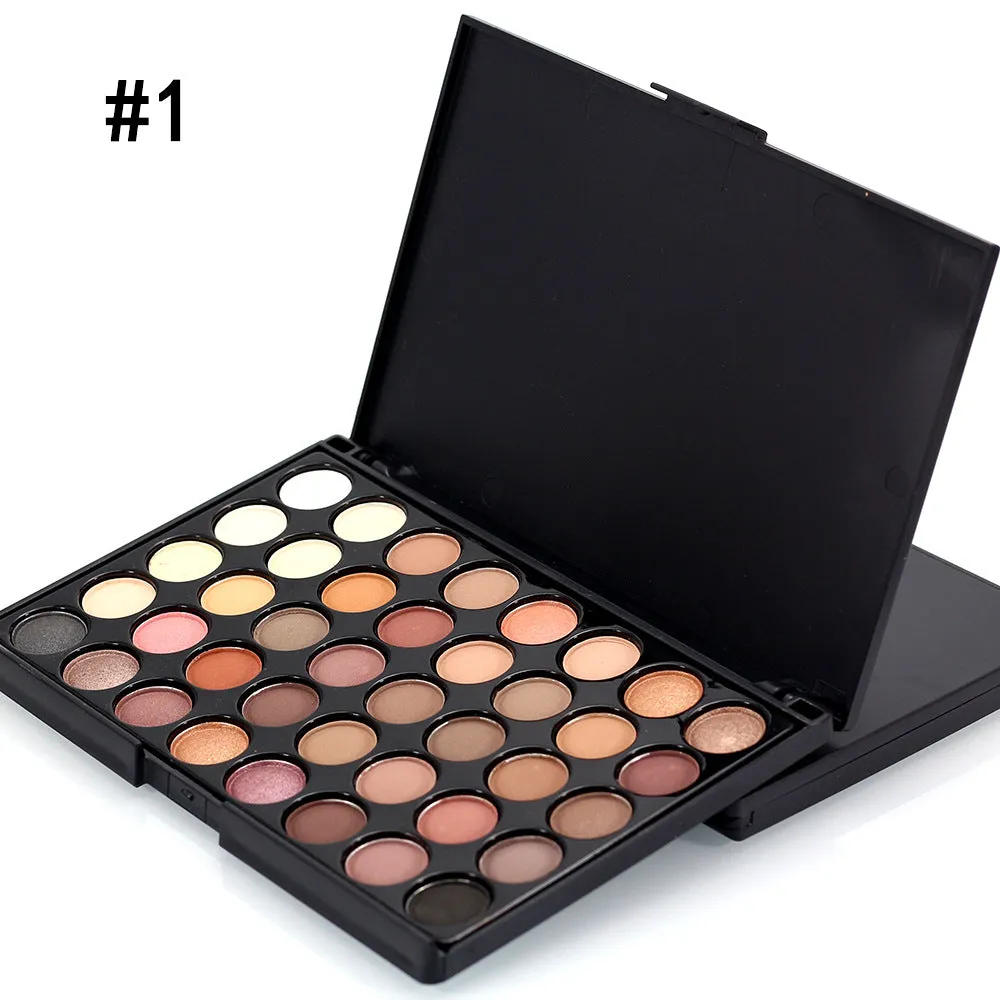 Sparkling 40-Color Waterproof Makeup Glitter Palette