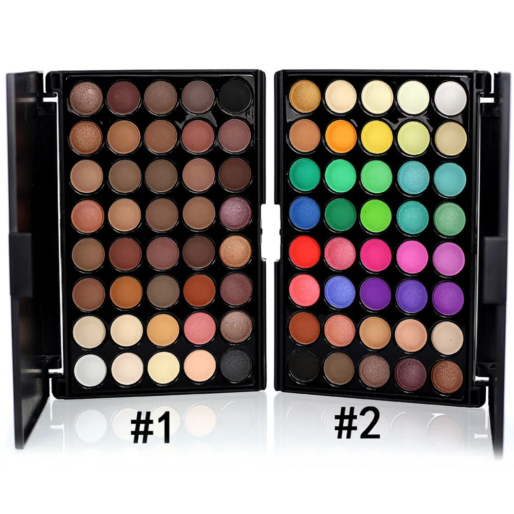 Sparkling 40-Color Waterproof Makeup Glitter Palette