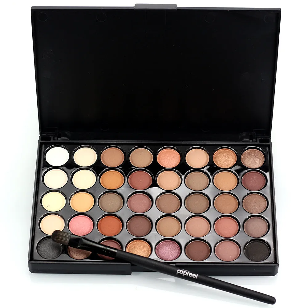 Sparkling 40-Color Waterproof Makeup Glitter Palette
