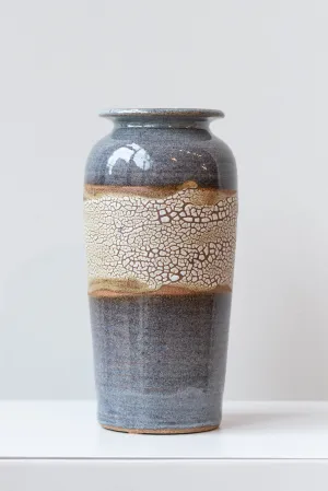 Tall Vase Super Crackle Glaze Medium