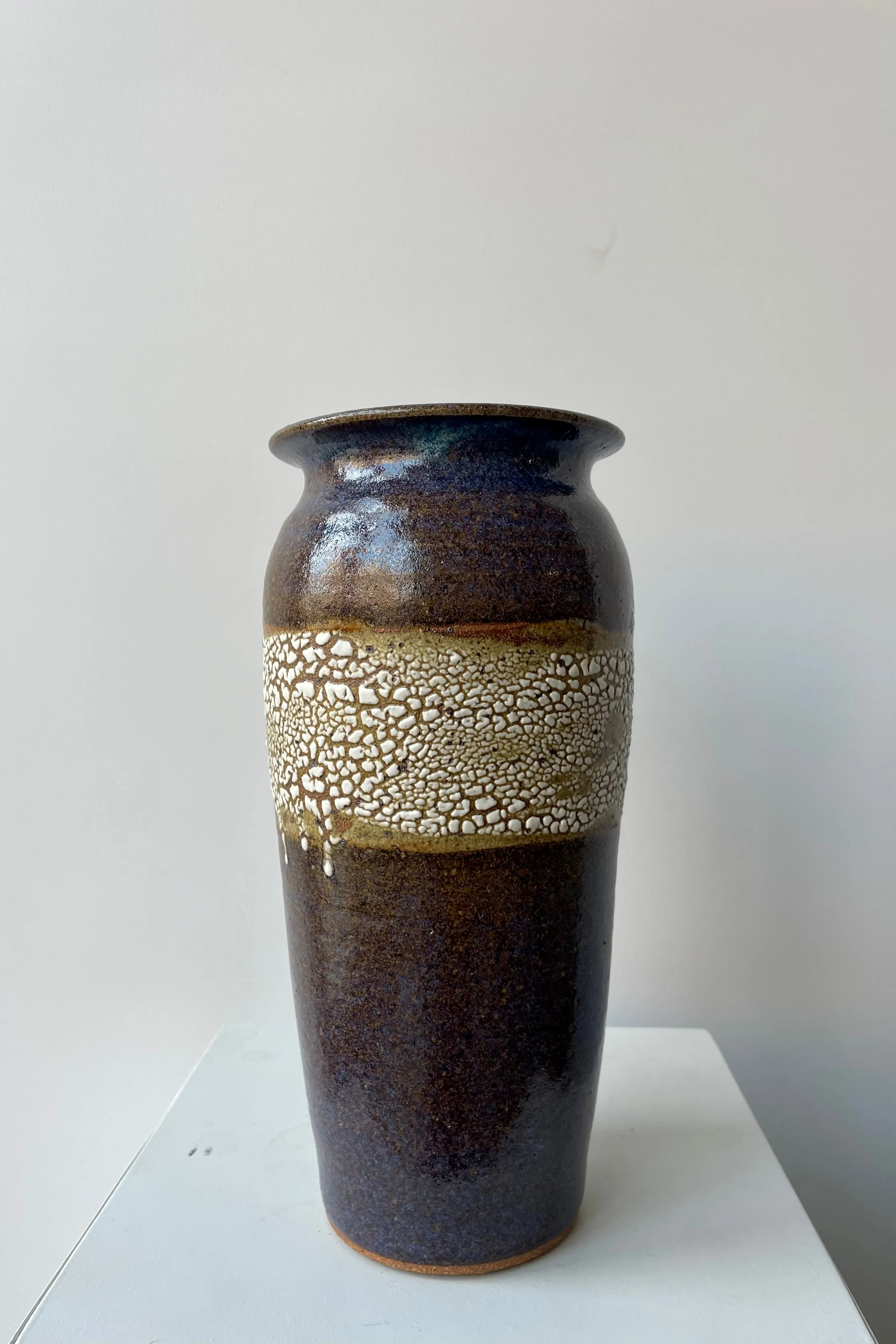 Tall Vase Super Crackle Glaze Medium