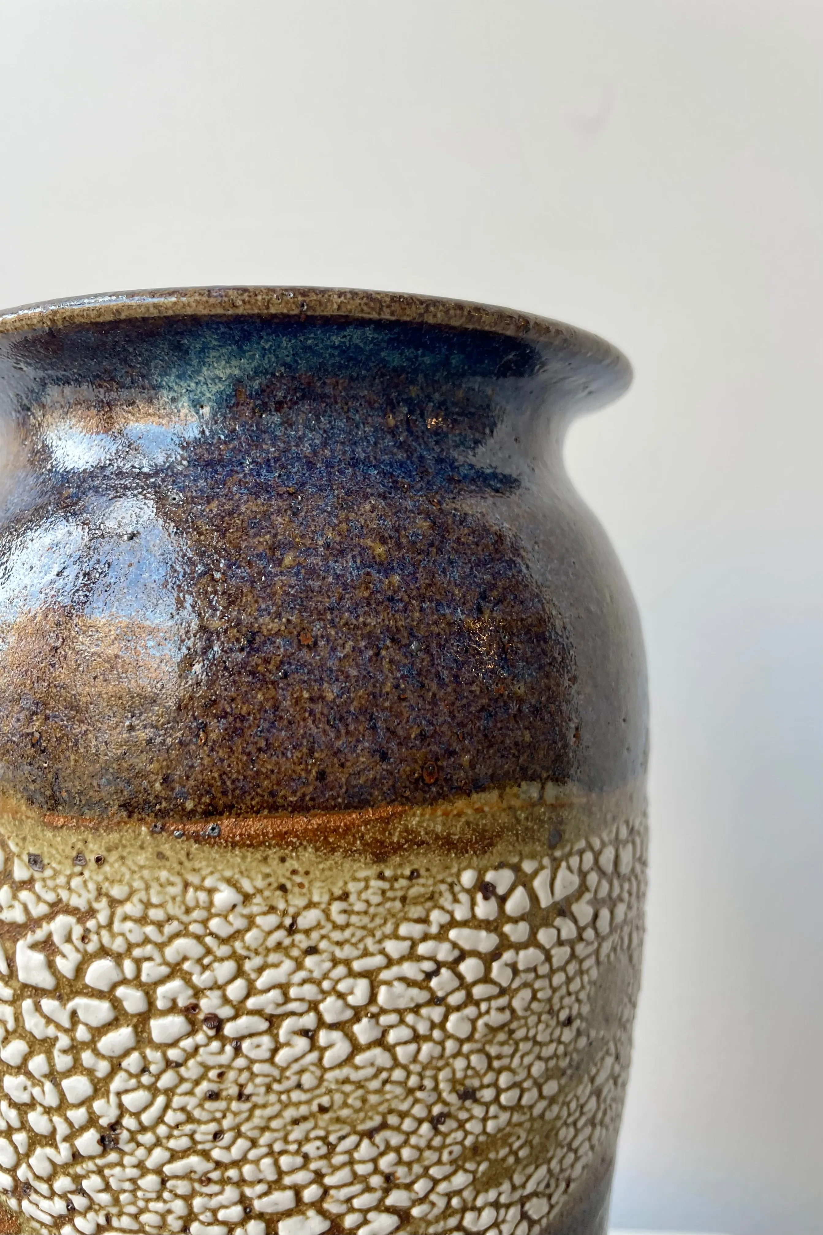 Tall Vase Super Crackle Glaze Medium