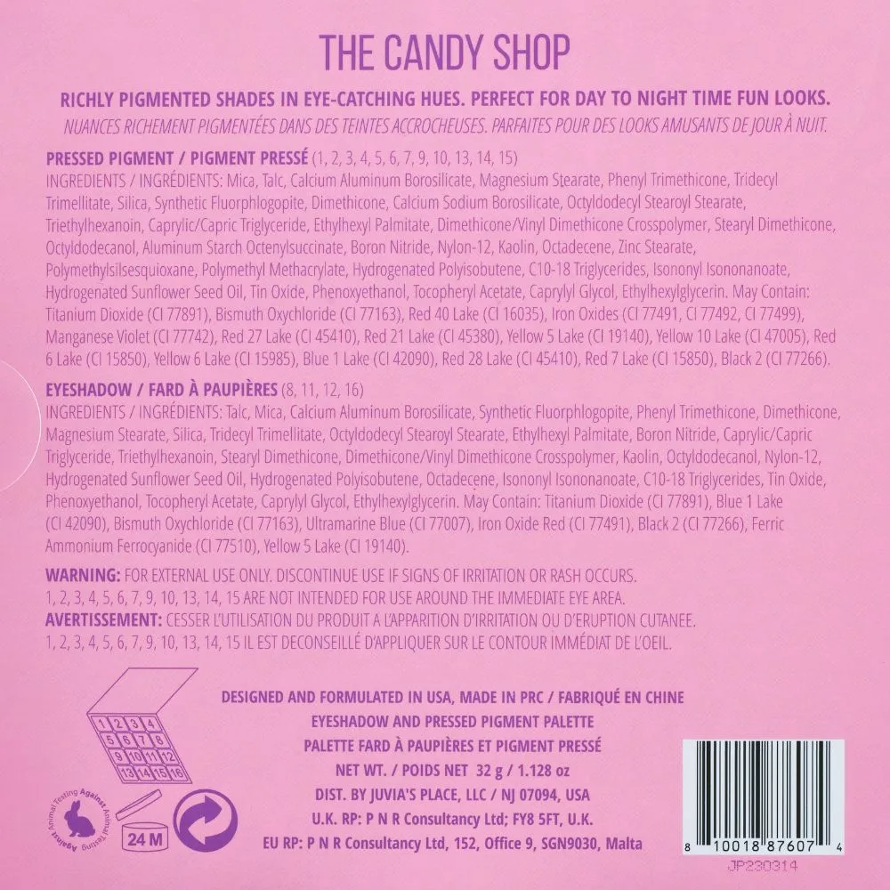 The Candy Shop Palette