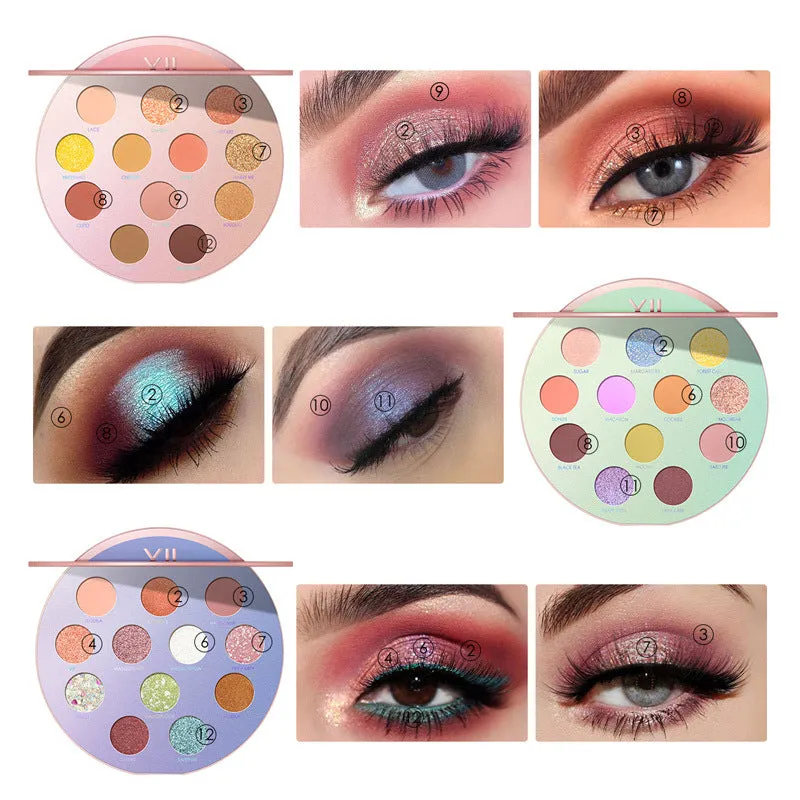 Time 12 Color Creamy-Toned Eyeshadow Palette