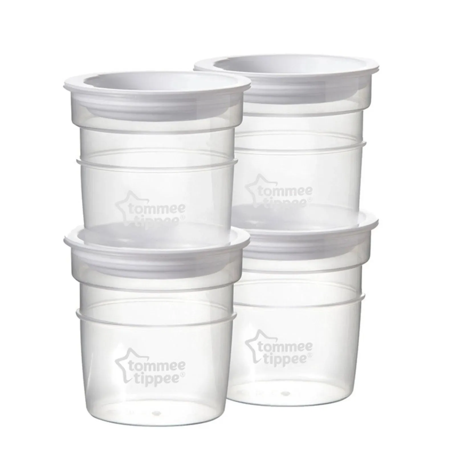 Tommee Tippee Closer to Nature Breast Milk Storage Containers Pack of 4