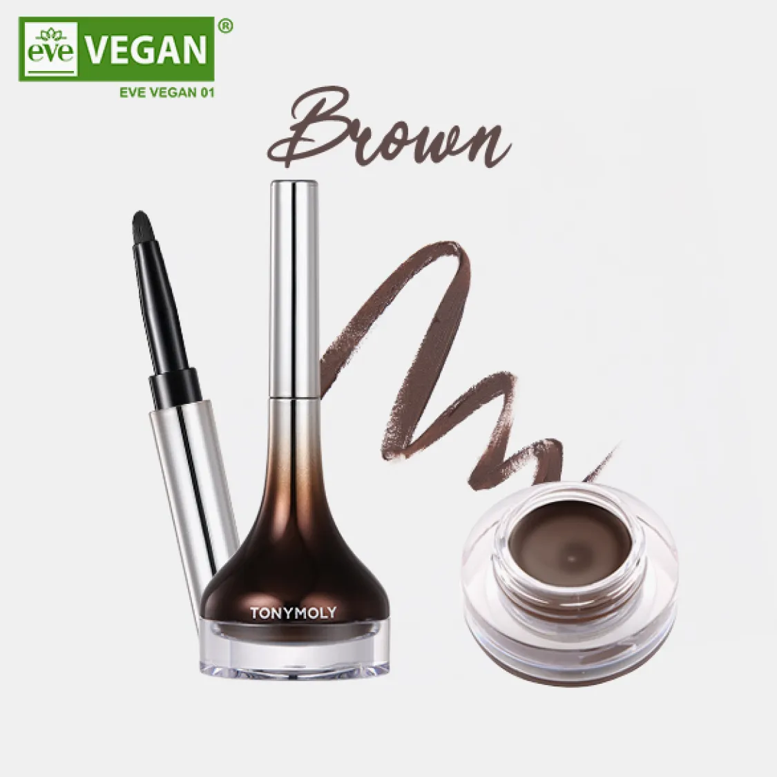 TONYMOLY Back Gel Eyeliner Z (3 colors); 0.04oz / 4g