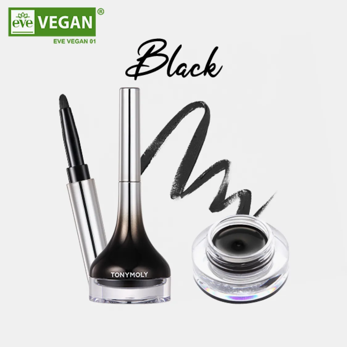 TONYMOLY Back Gel Eyeliner Z (3 colors); 0.04oz / 4g