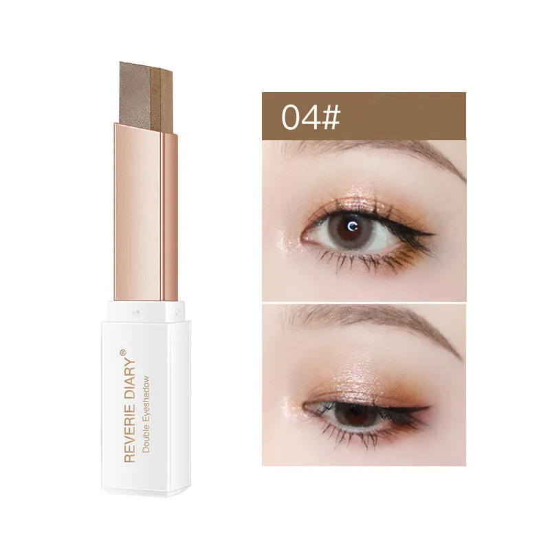 Two-Color Matte Waterproof Eyeshadow Stick