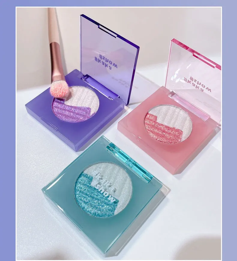 Two-color pearlescent eyeshadow highlight MK210