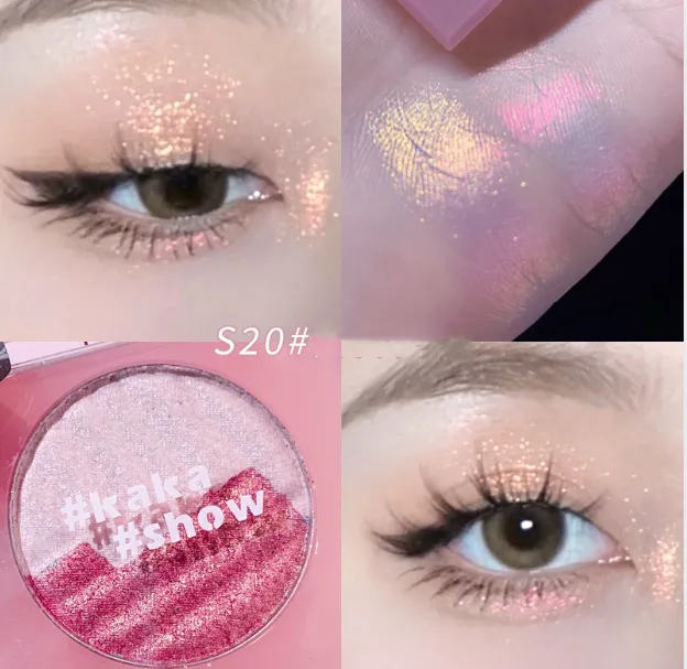 Two-color pearlescent eyeshadow highlight MK210