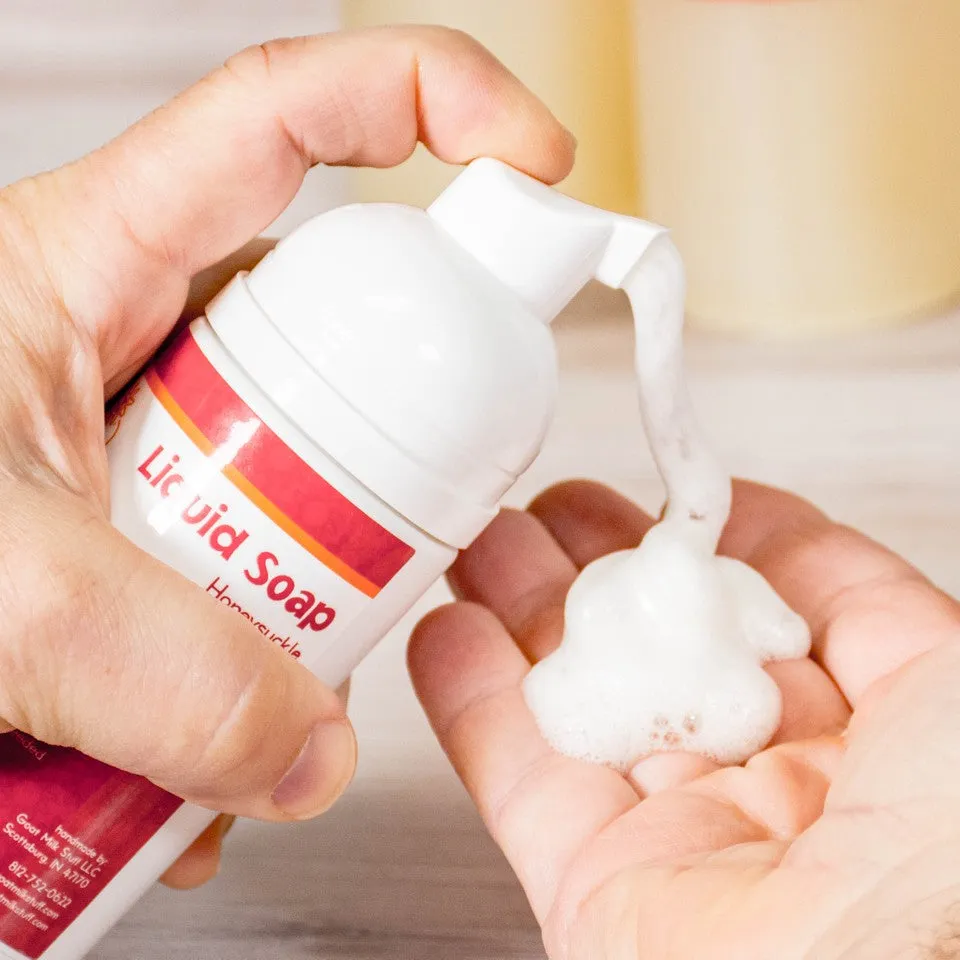Unscented Foamer Bottle Liquid Goat Milk Soap