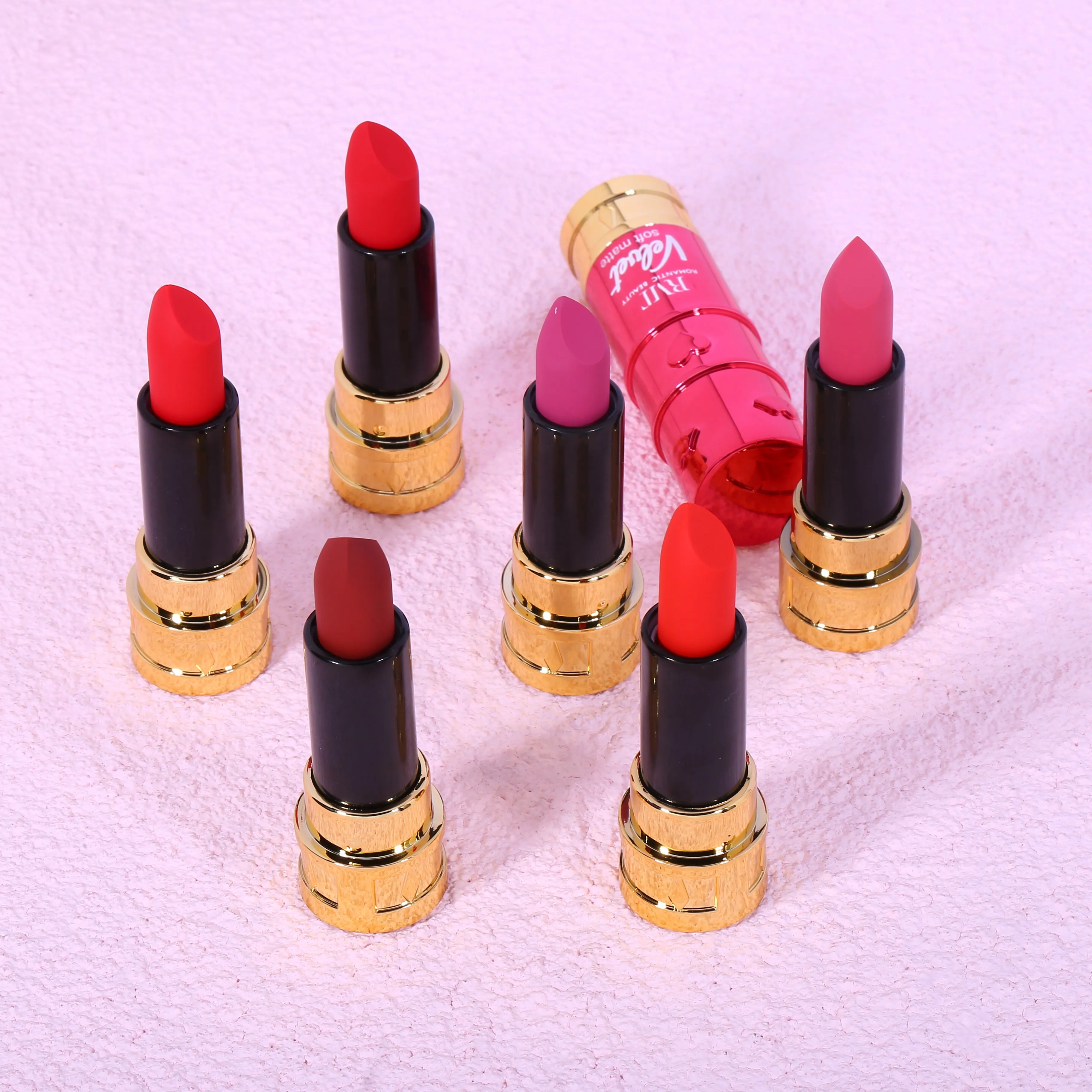 Velvet Kiss Soft Matte Red Lipstick