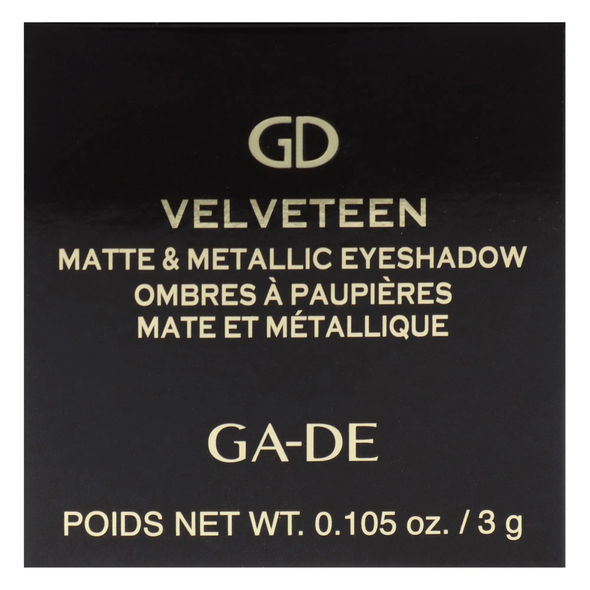 Velveteen Matte and Metallic Eyeshadow - 150 Moonstone by GA-DE for Women - 0.105 oz Eye Shadow