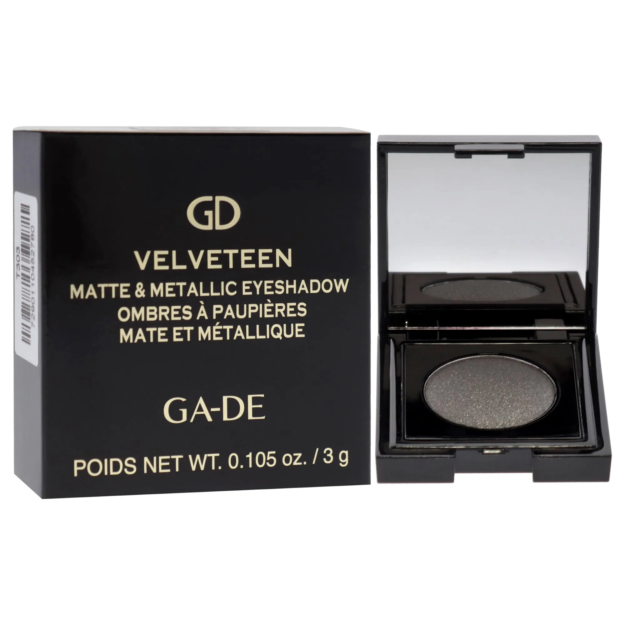 Velveteen Matte and Metallic Eyeshadow - 150 Moonstone by GA-DE for Women - 0.105 oz Eye Shadow